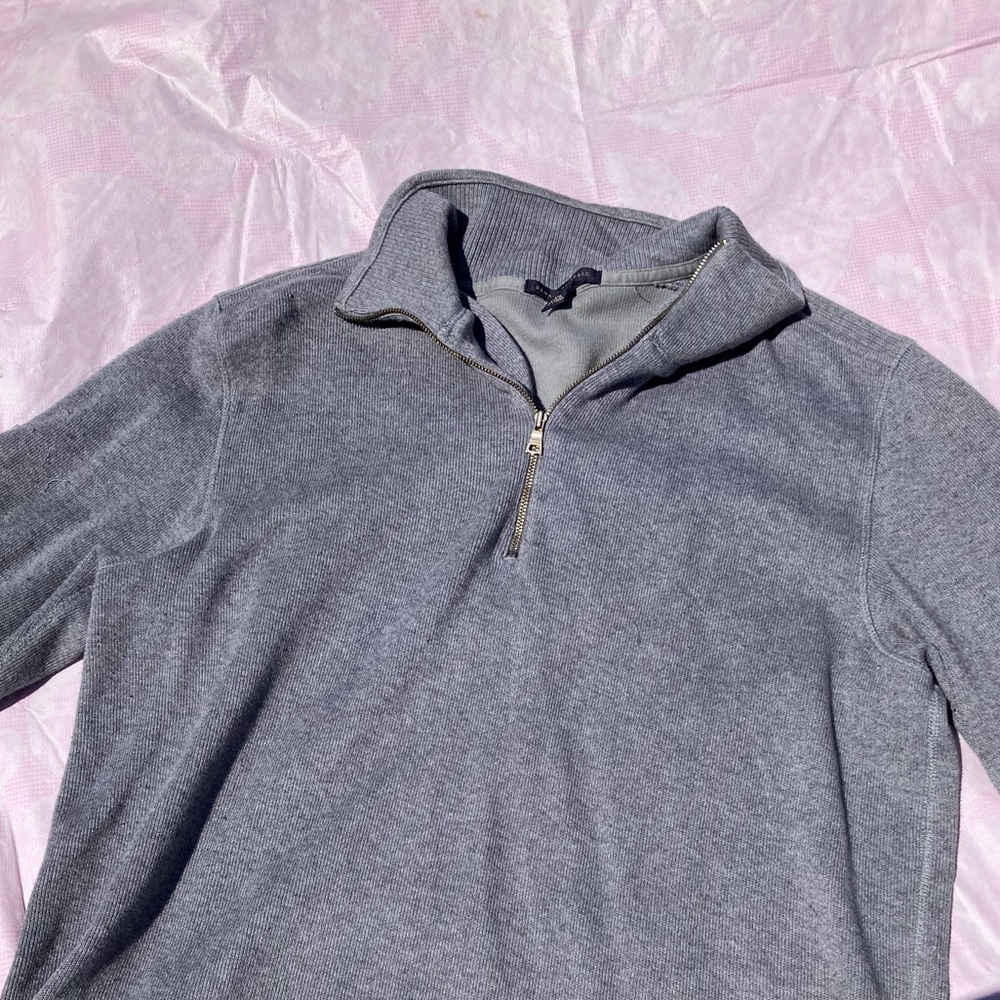 SUPIMA Cotton Half-Zip Sweater